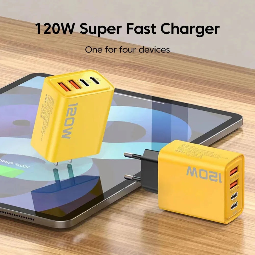 QuadFast 120W USB Charger™