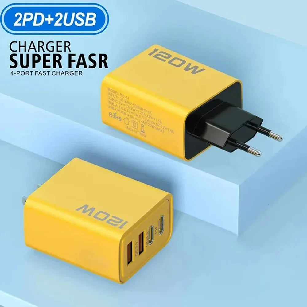 QuadFast 120W USB Charger™