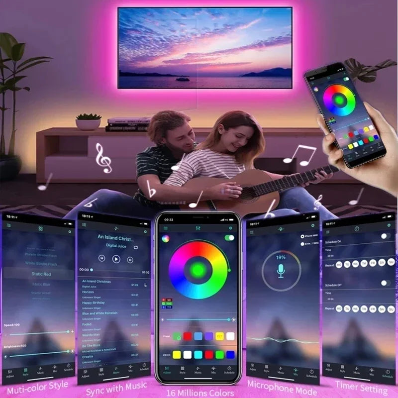 Vibrant Color Changing LED StripTM